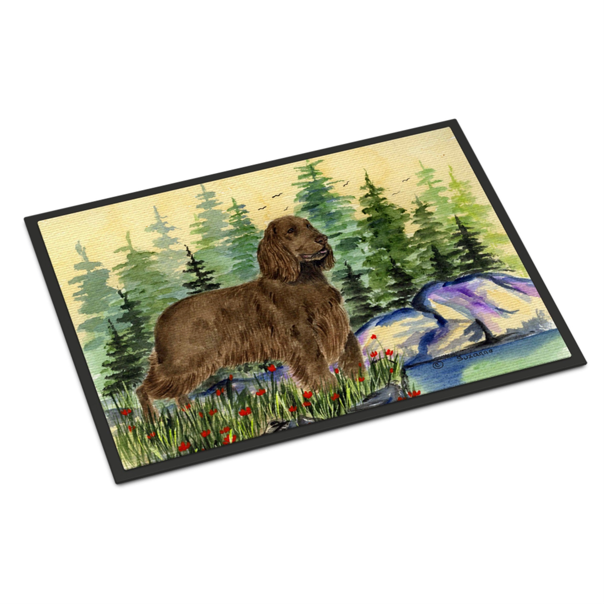 Field Spaniel Indoor Or Outdoor Mat 24X36