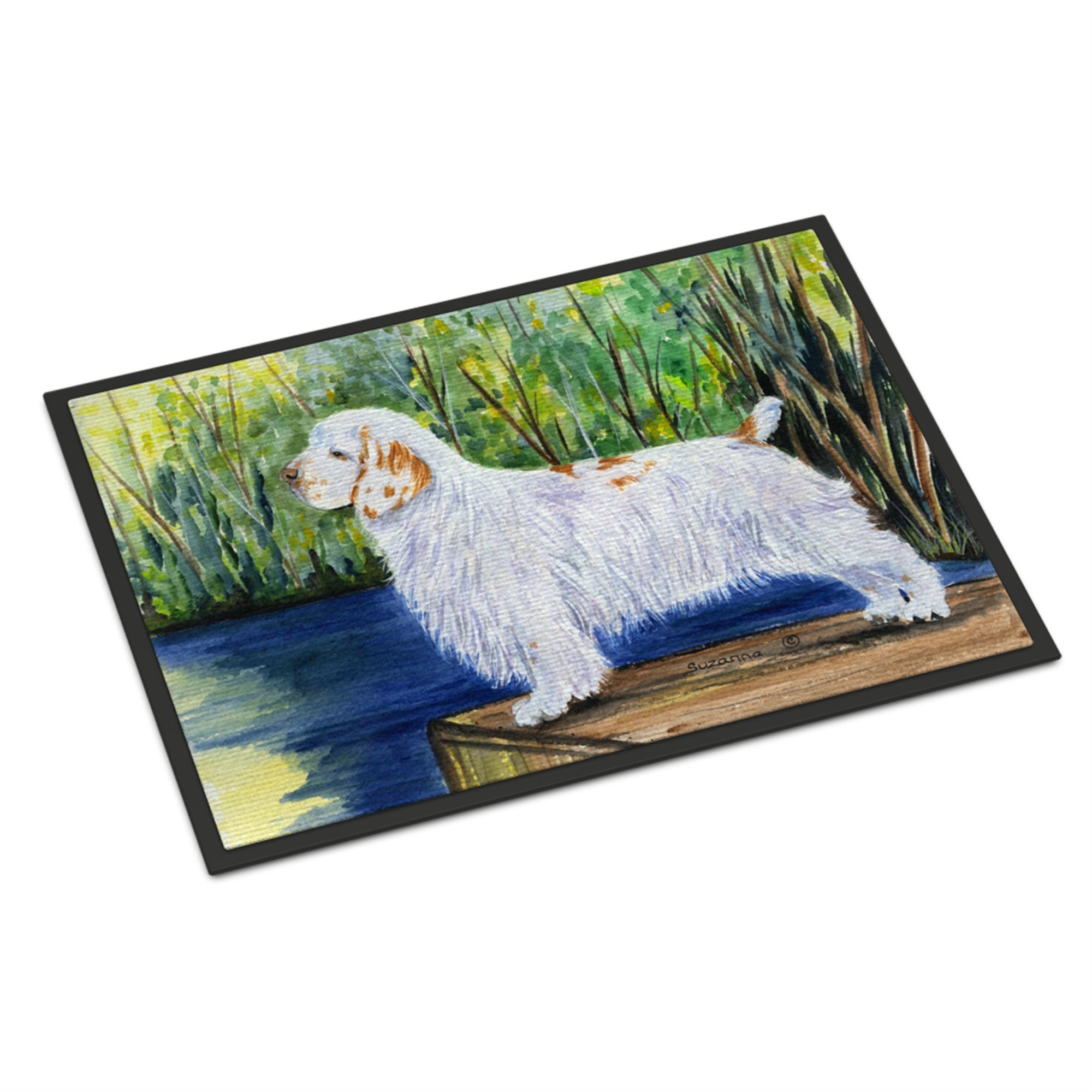 Clumber Spaniel Indoor Or Outdoor Mat 24X36