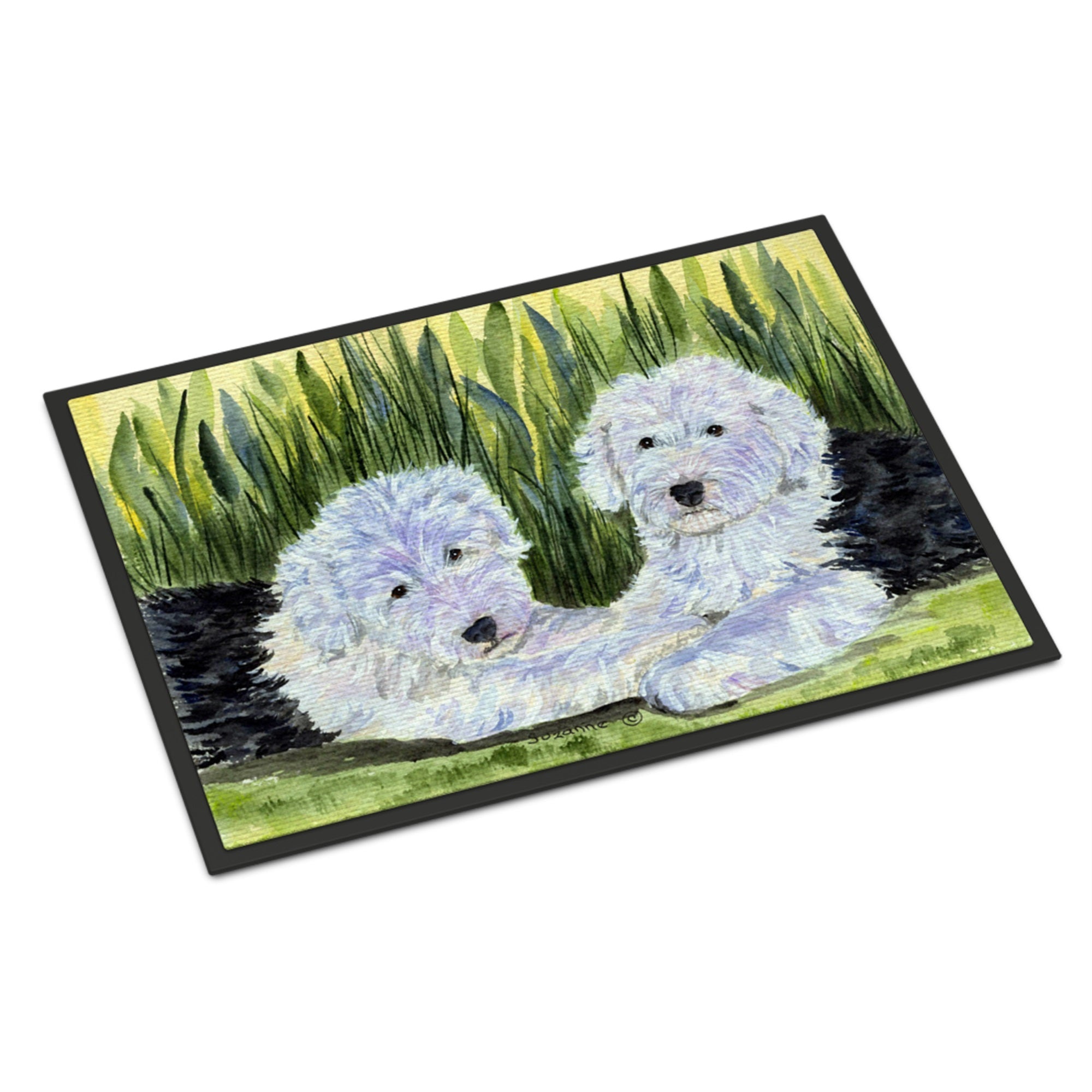 Old English Sheepdog Indoor Or Outdoor Mat 24X36