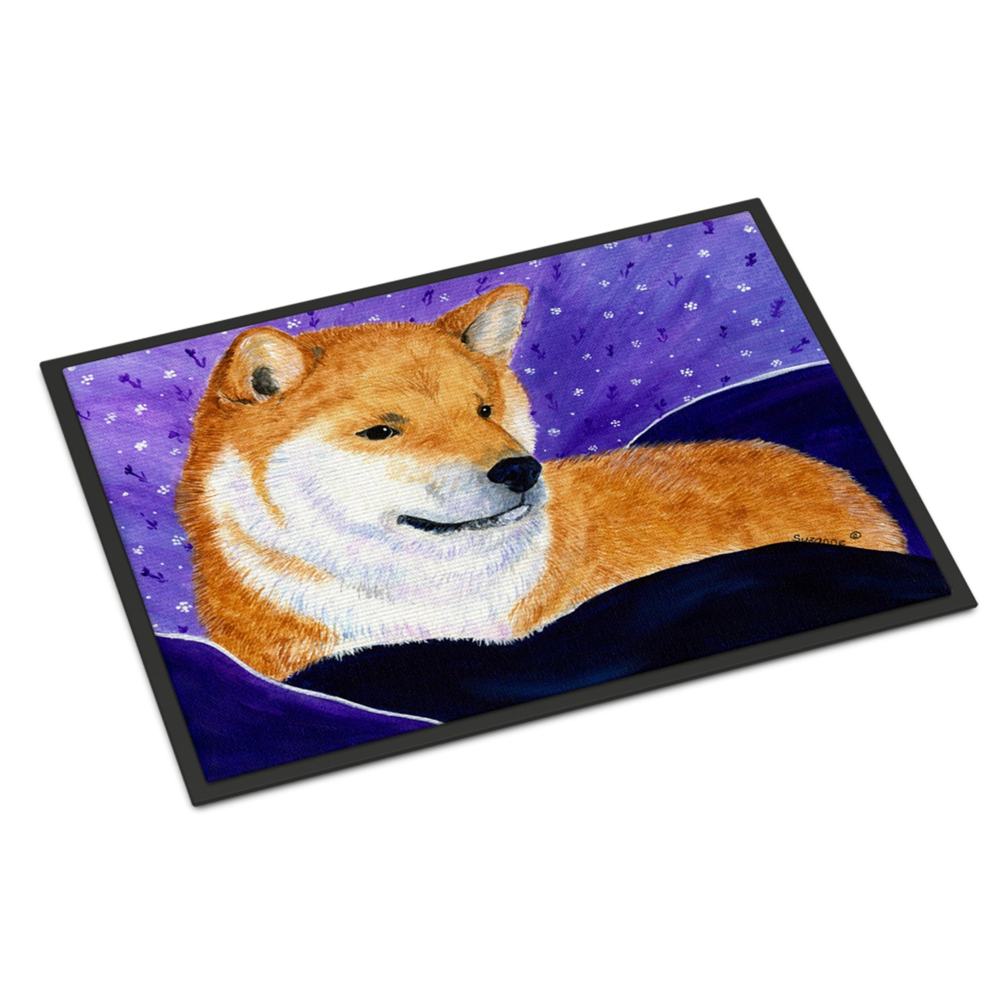 Shiba Inu Indoor Or Outdoor Mat 24X36