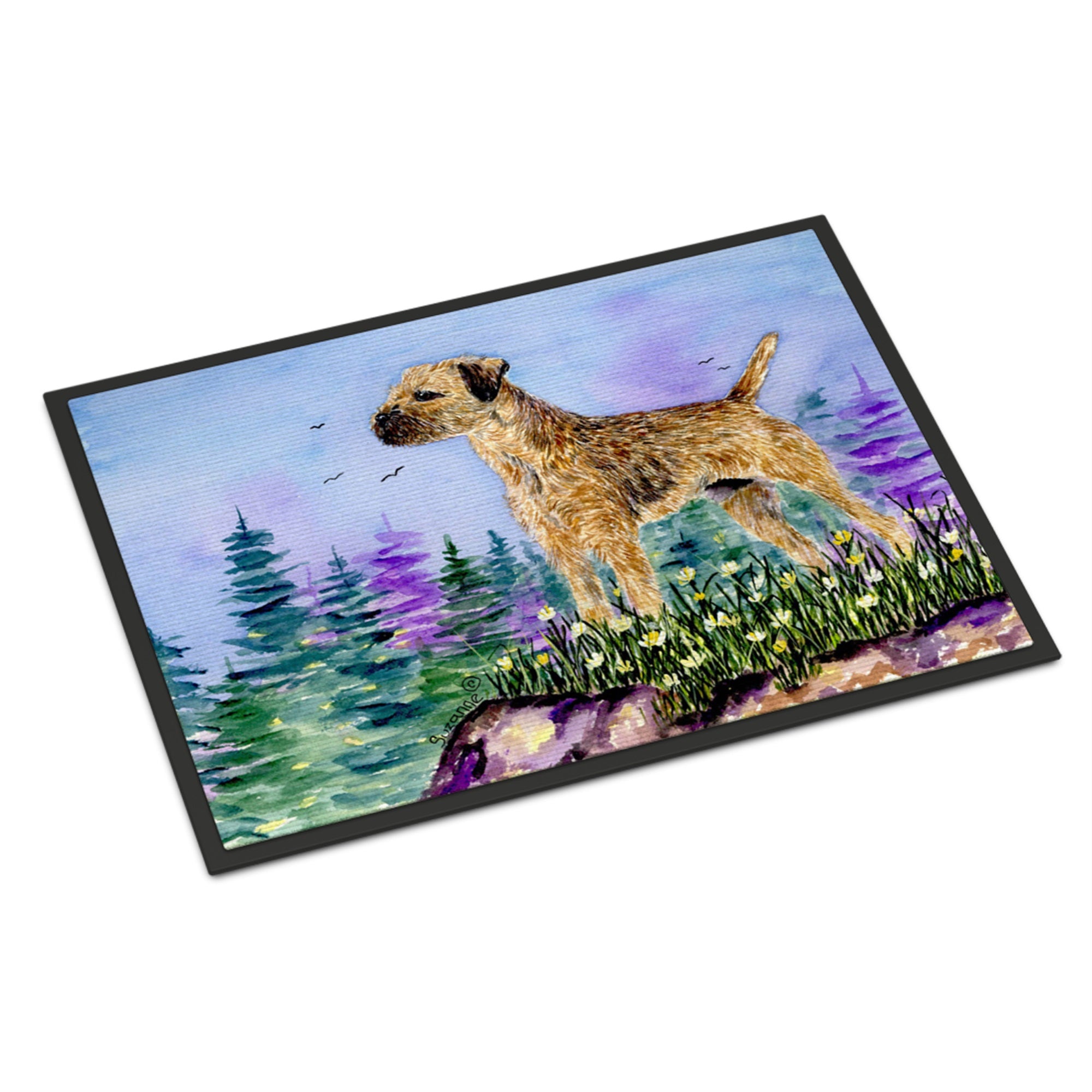 Border Terrier Indoor Or Outdoor Mat 24X36