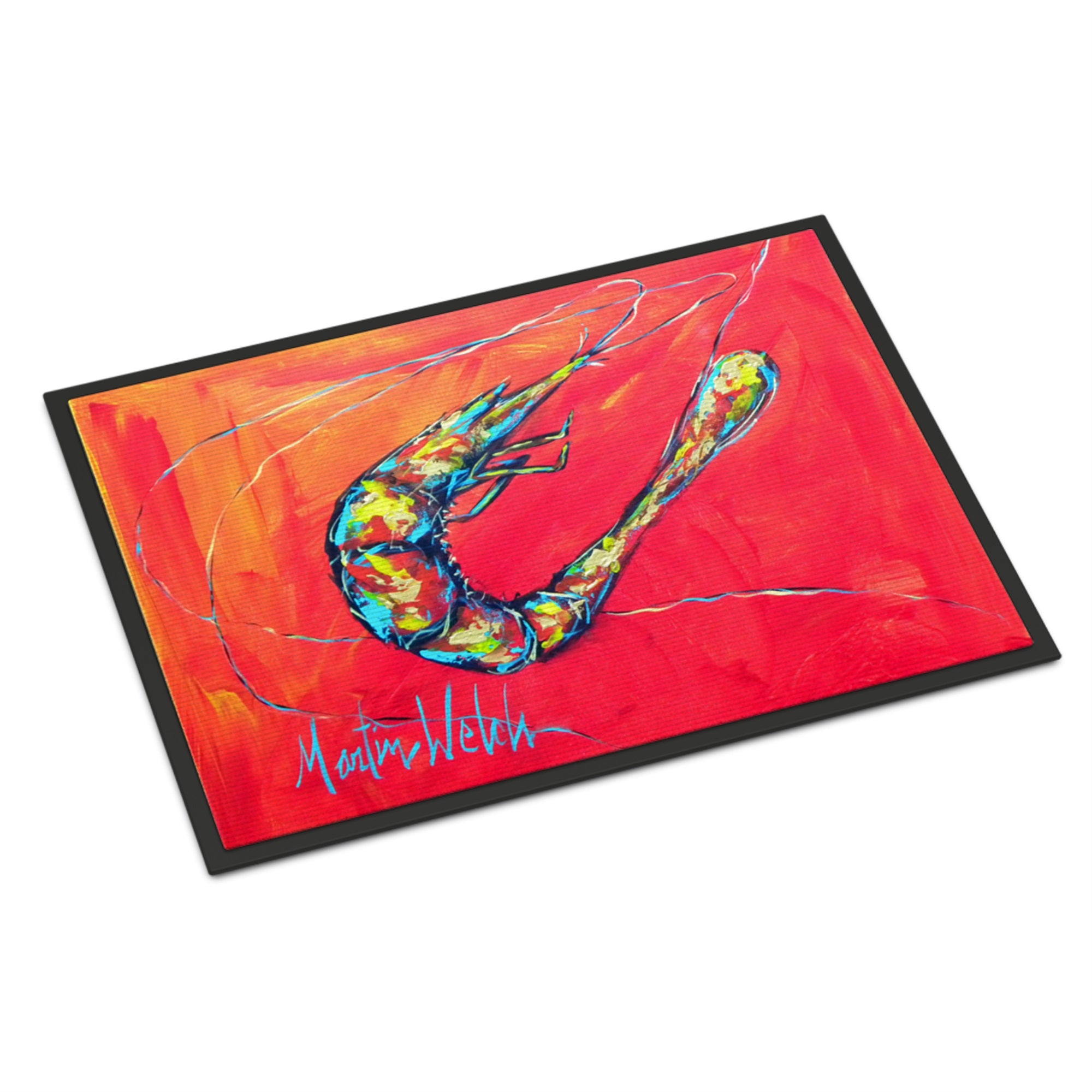 Shrimp Seafood Three Indoor Or Outdoor Mat 24X36