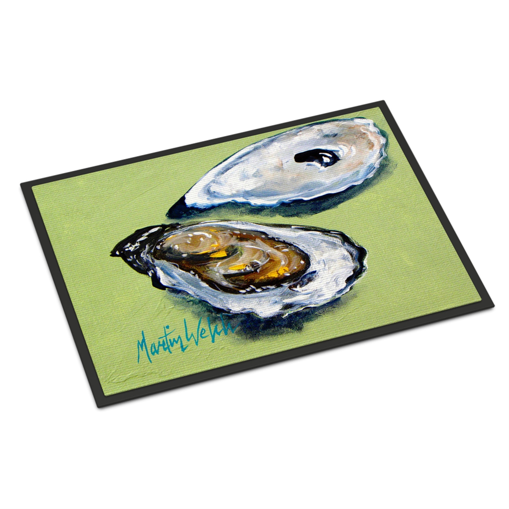 Oysters Two Shells Indoor Or Outdoor Mat 24X36