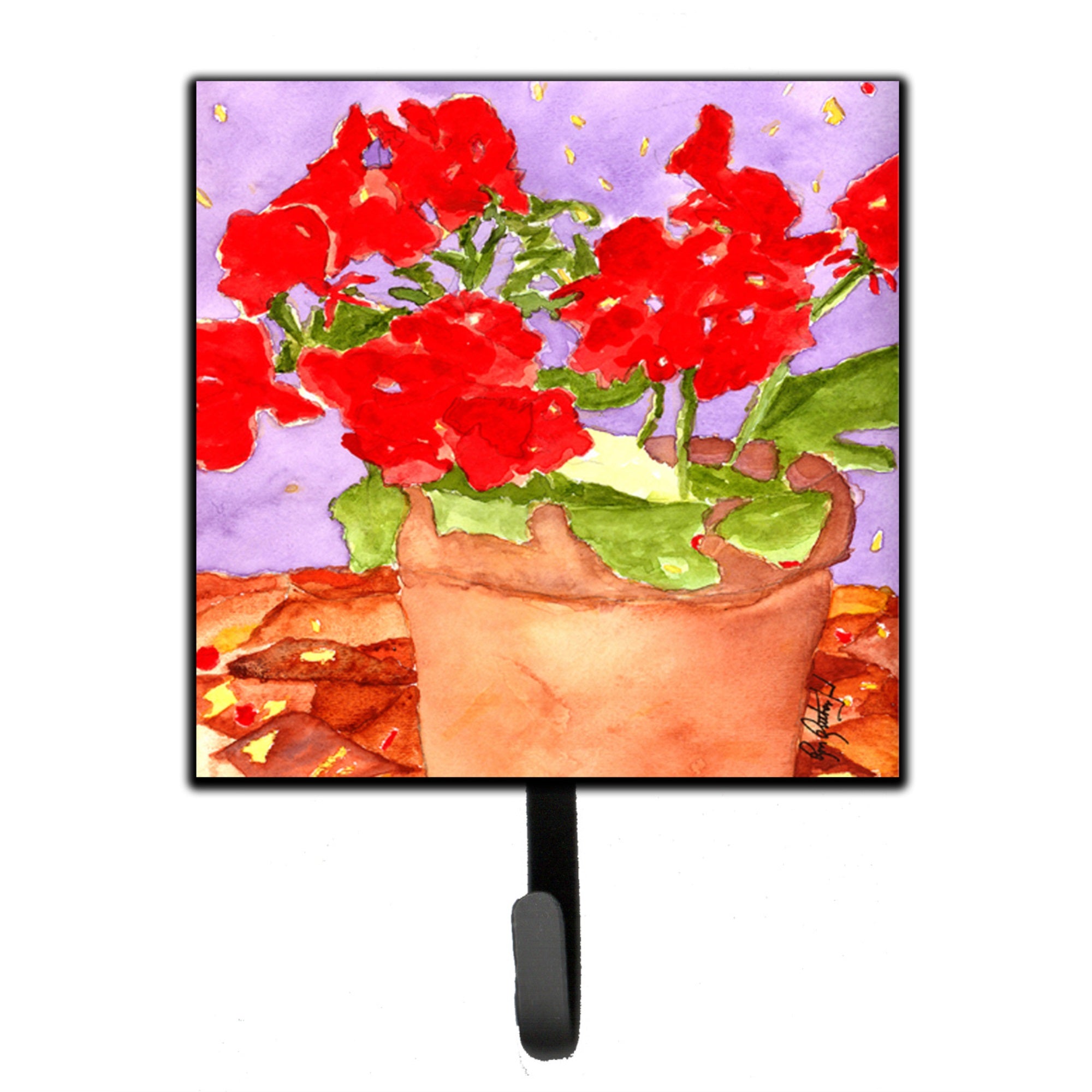 Flower - Geranium Leash Or Key Holder