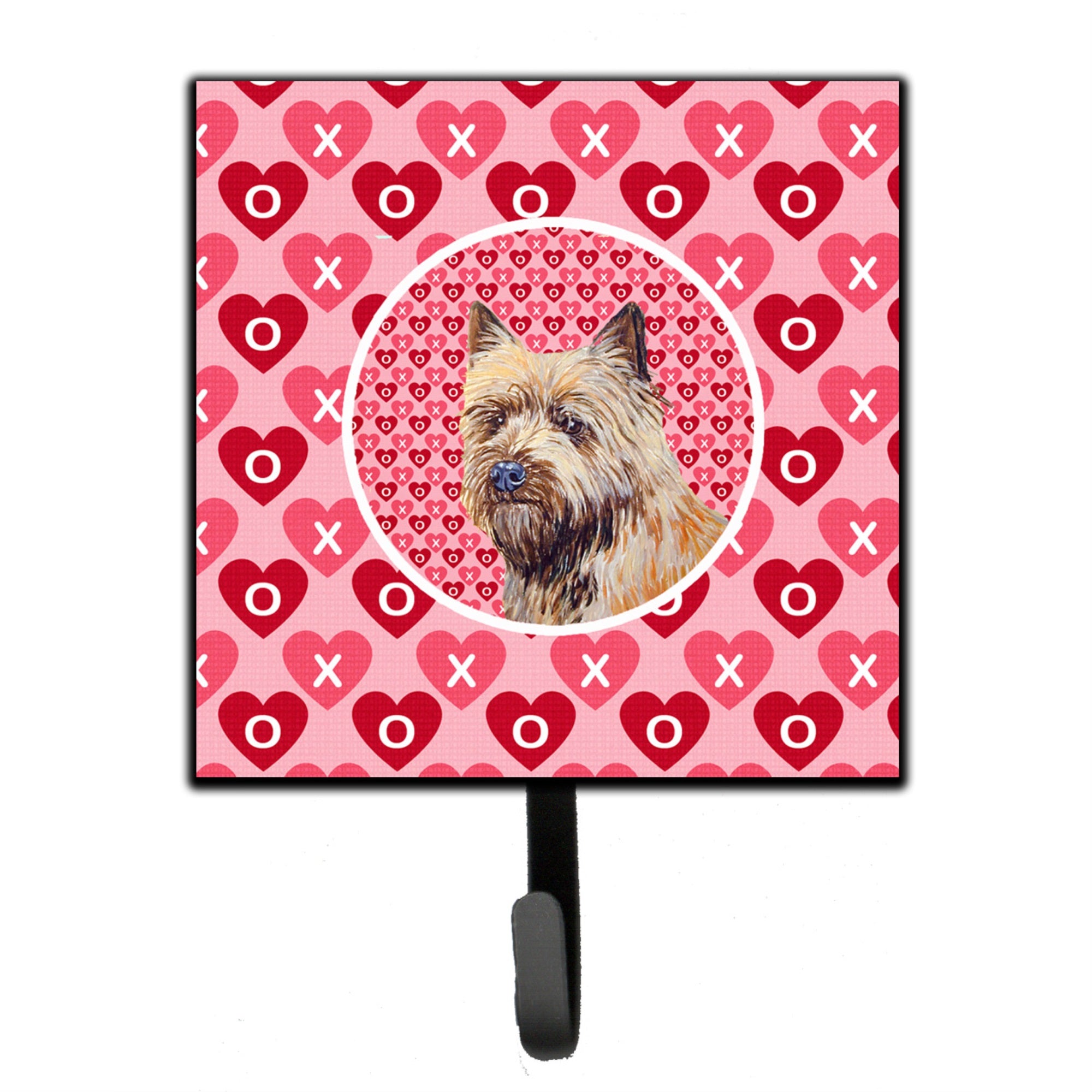 Cairn Terrier Hearts Love And Valentine'S Day Portrait Leash Or Key Holder