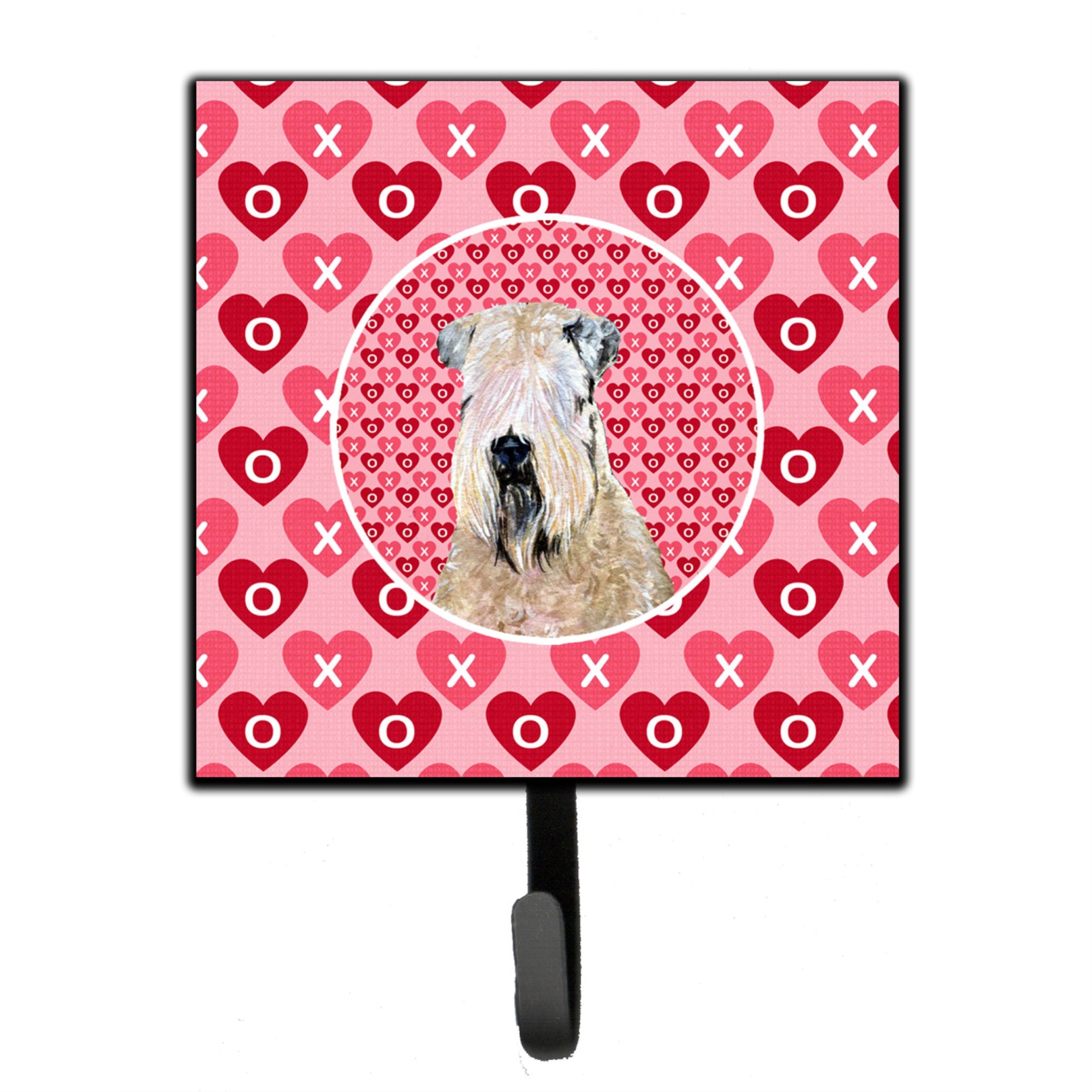 Wheaten Terrier Soft Coated Hearts Love Valentine'S Leash Or Key Holder