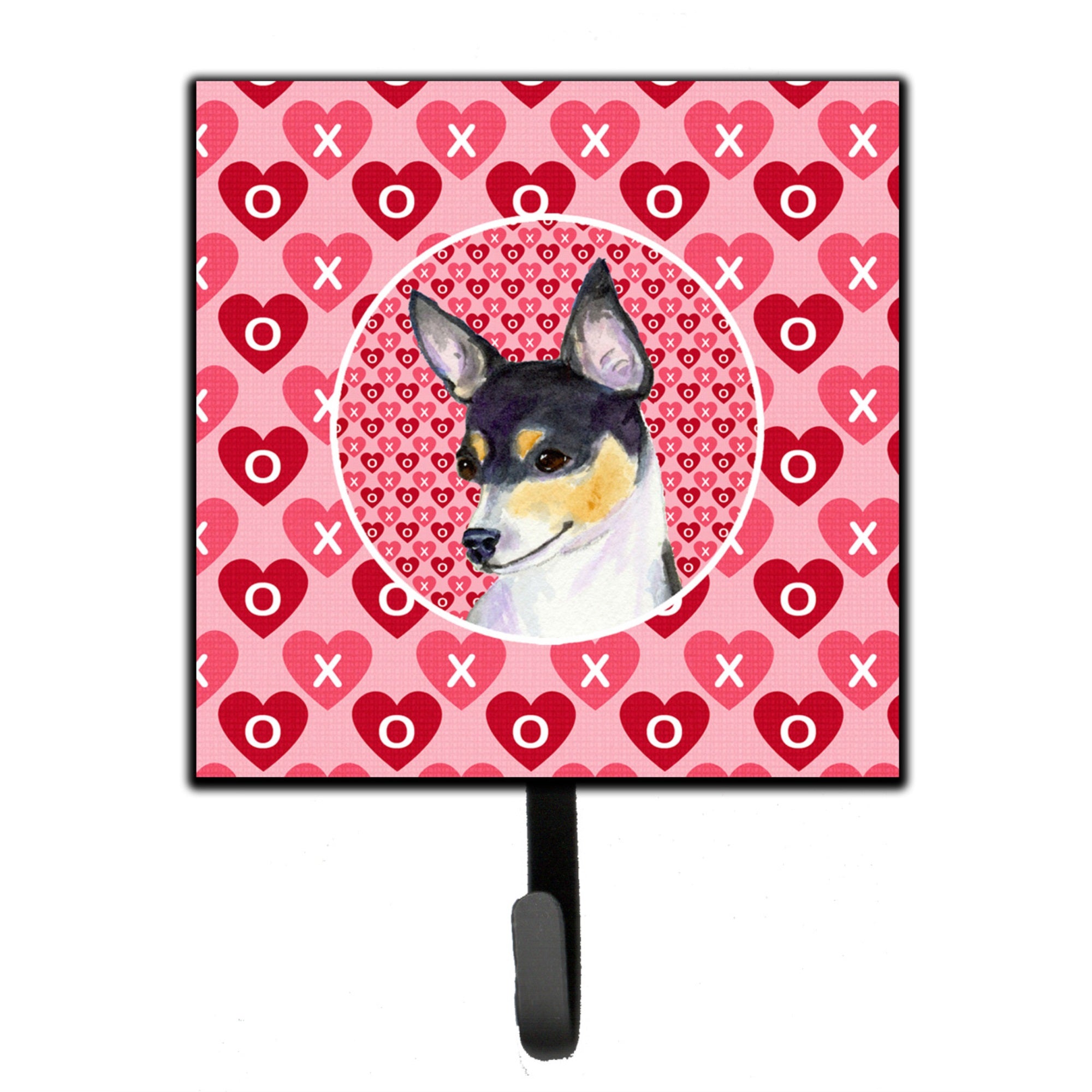 Chihuahua Hearts Love And Valentine'S Day Portrait Leash Or Key Holder