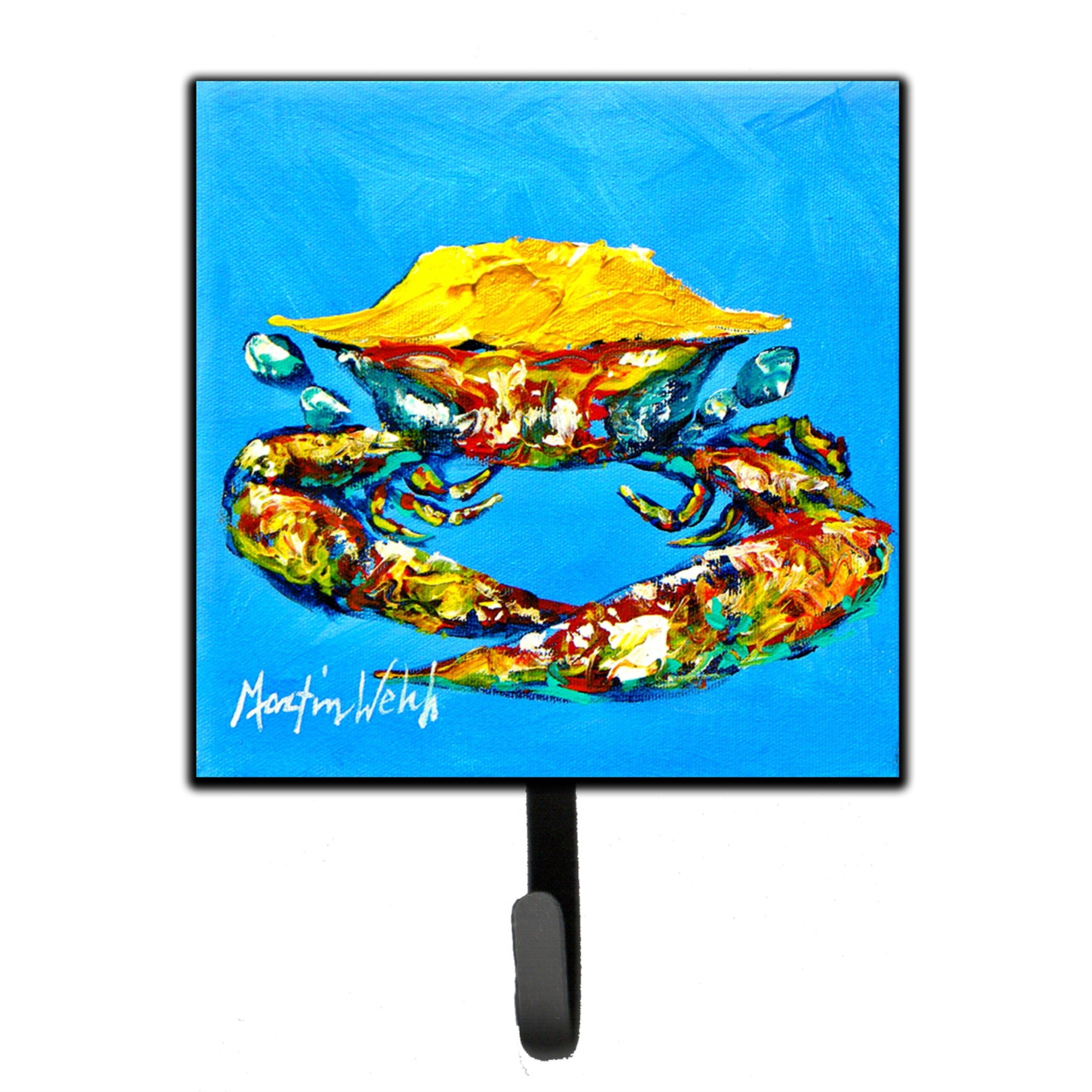 Crab Baby Blue Leash Or Key Holder