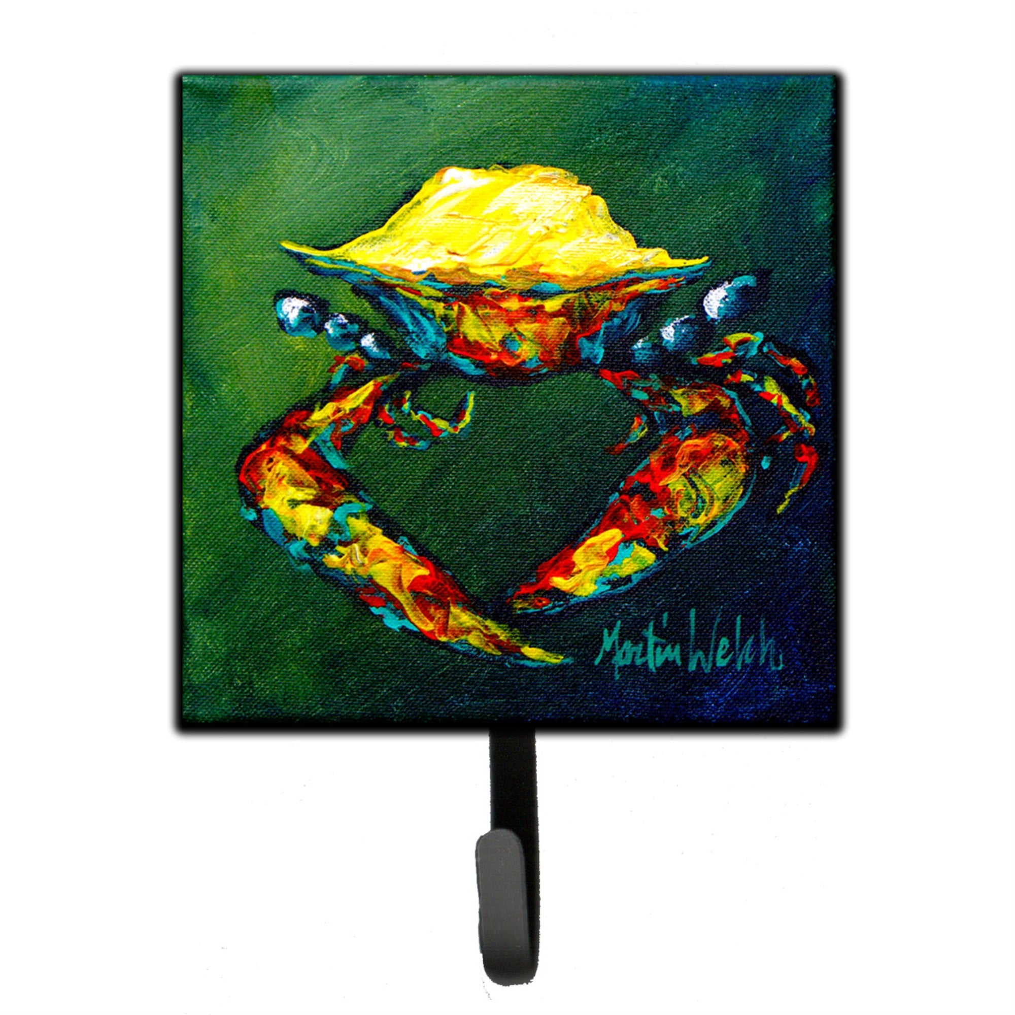 Crab Little Green Leash Or Key Holder