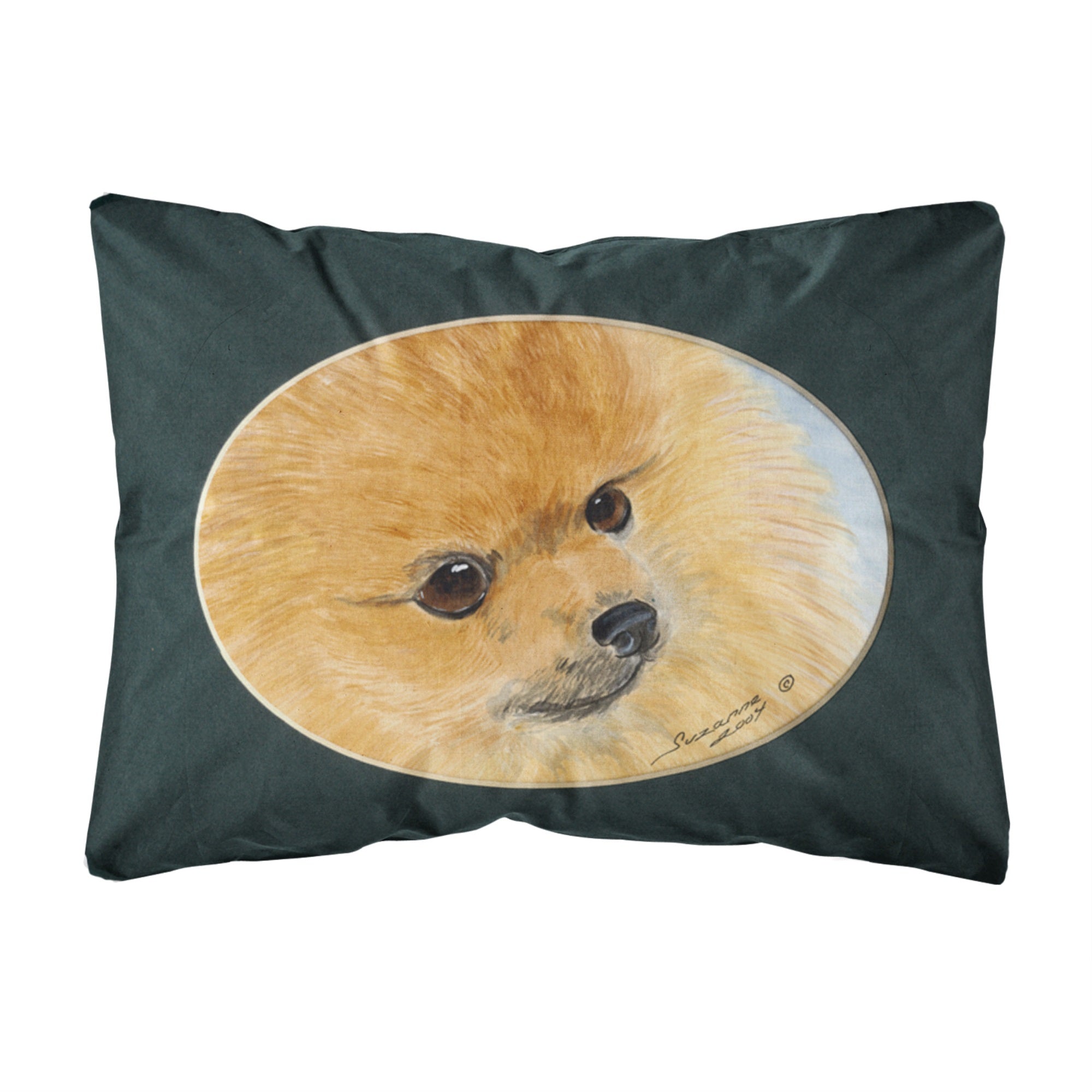 Pomeranian Canvas Fabric Decorative Pillow