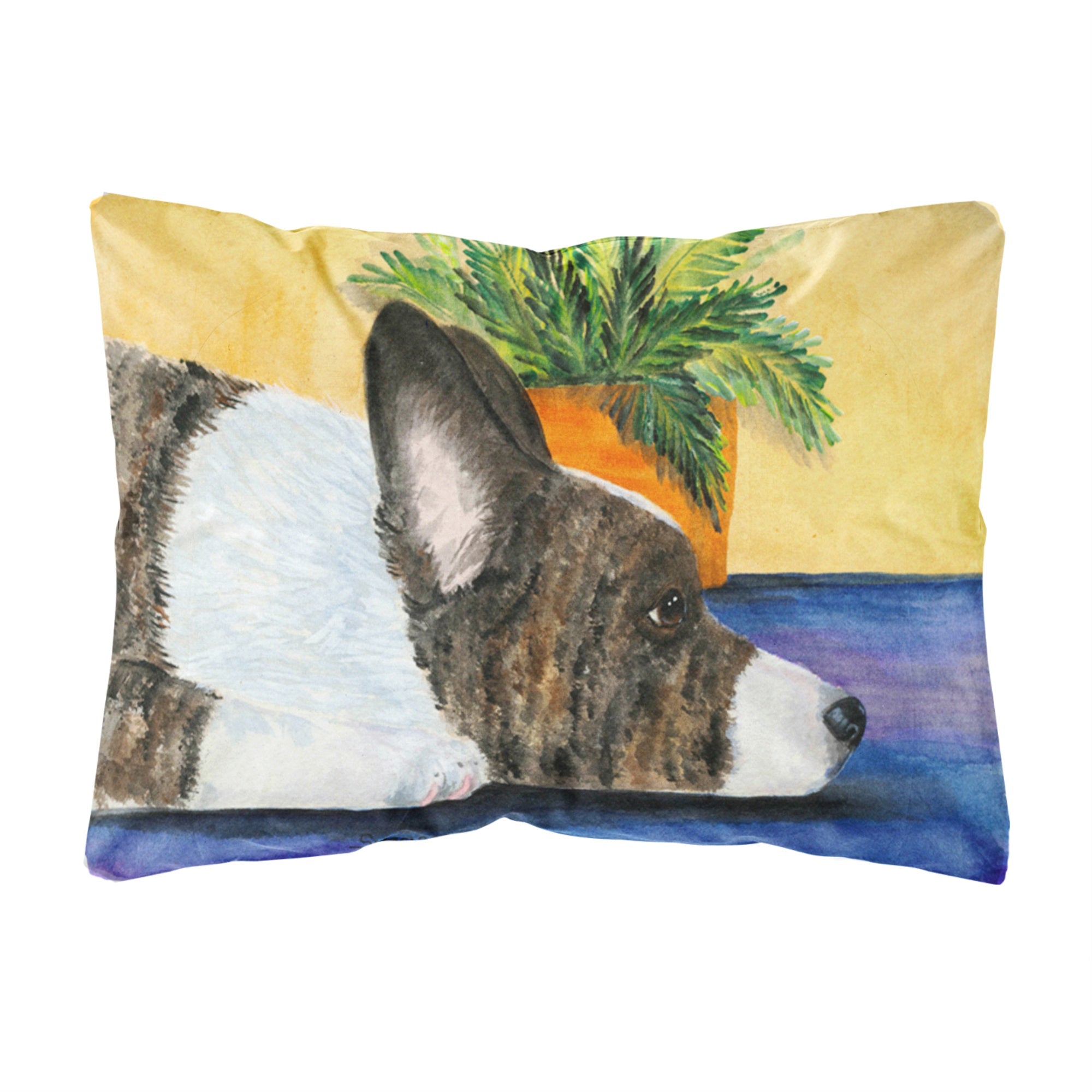 Corgi Canvas Fabric Decorative Pillow