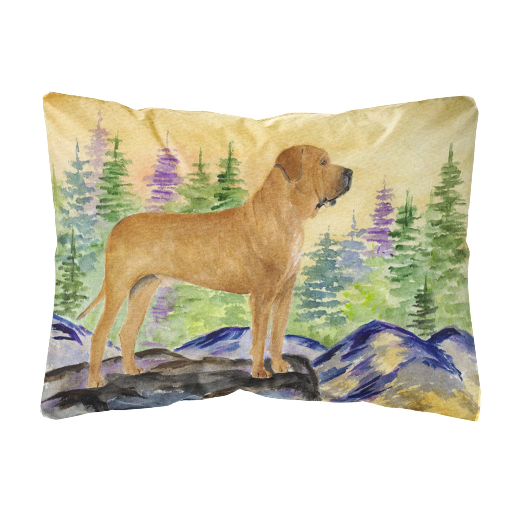 Tosa Inu Canvas Fabric Decorative Pillow