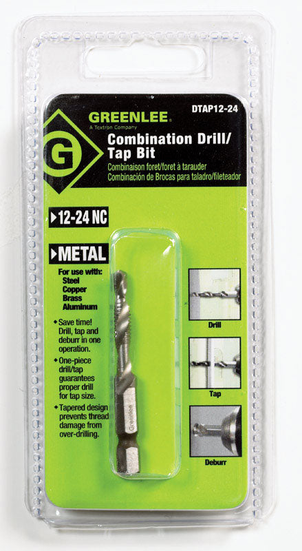 Drill/Tap Bit Size 12-24 (Pack Of 1)