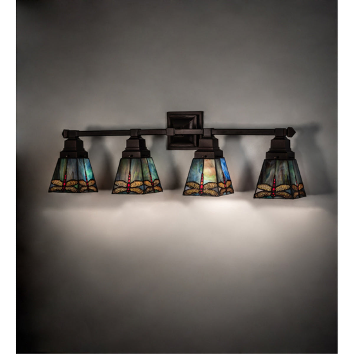 37' Wide Prairie Dragonfly 4 Light Vanity Light