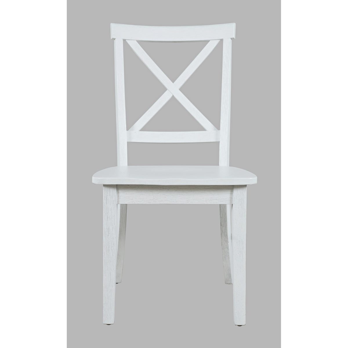 Eastern Tides Coastal Wire-Brushed Wood X-Back Acacia Dining Chair (Set Of 2)