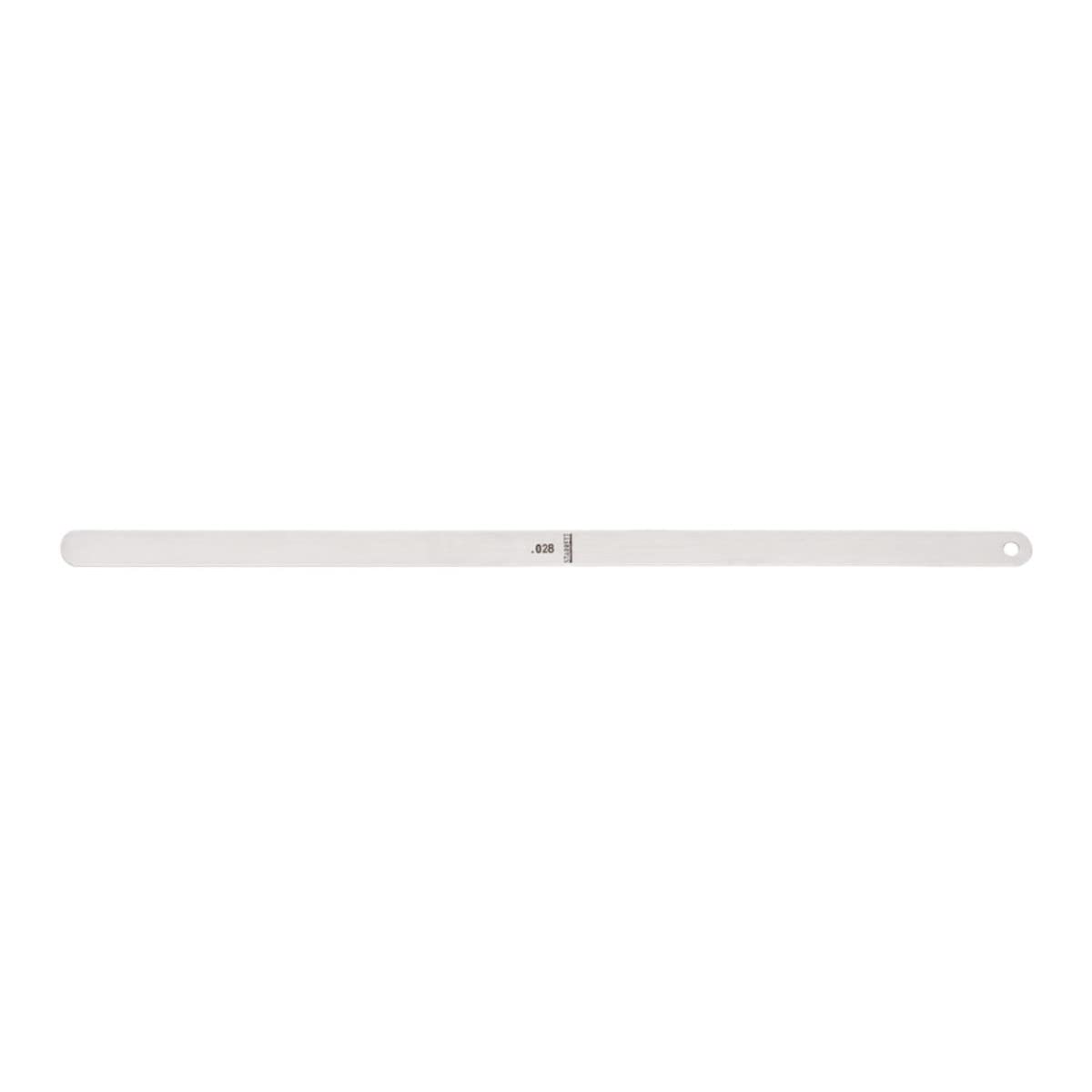 667-28 Thickness Gage or Feeler Stock, .028 Thick, 12 Length.