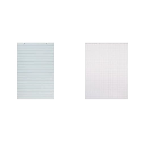 Casafoyer Primary Chart Newsprint Paper & Grid Ruled Chart Tablet Combo Kit for Classroom Learning and Presentations