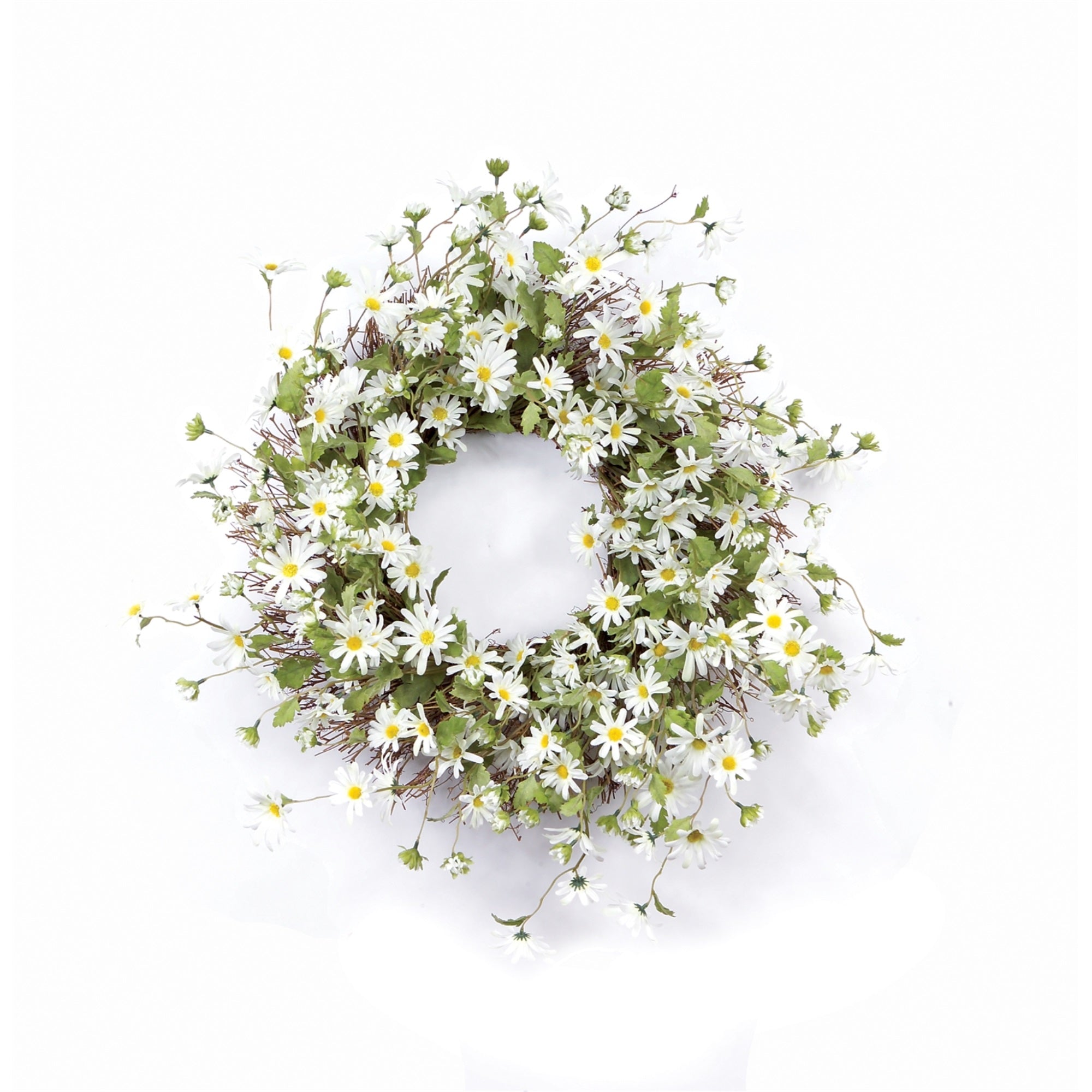 Daisy Wreath 23'D Polyester