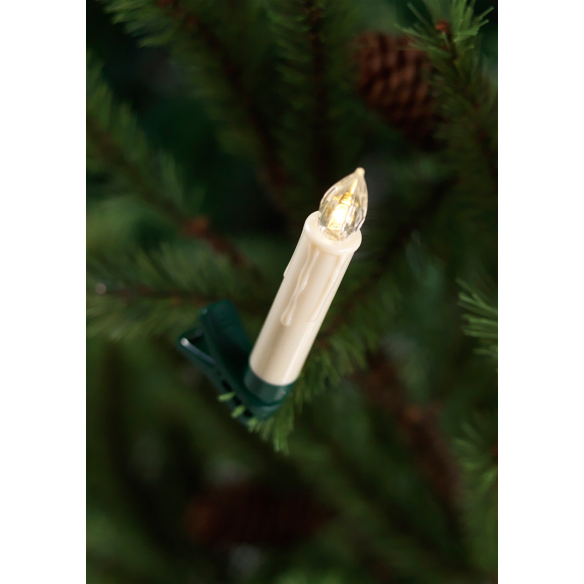 Led Clip-On Taper Candles (Set Of 24) With Remote 4H