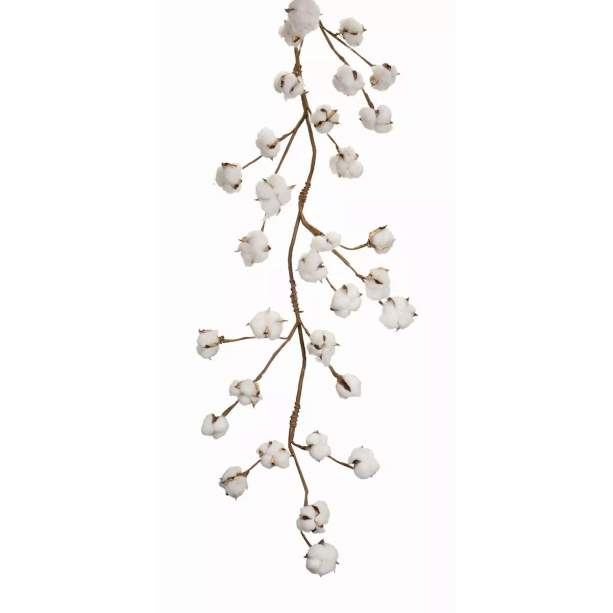 Cotton Garland  (Set Of 2) 5.5'L Polyester