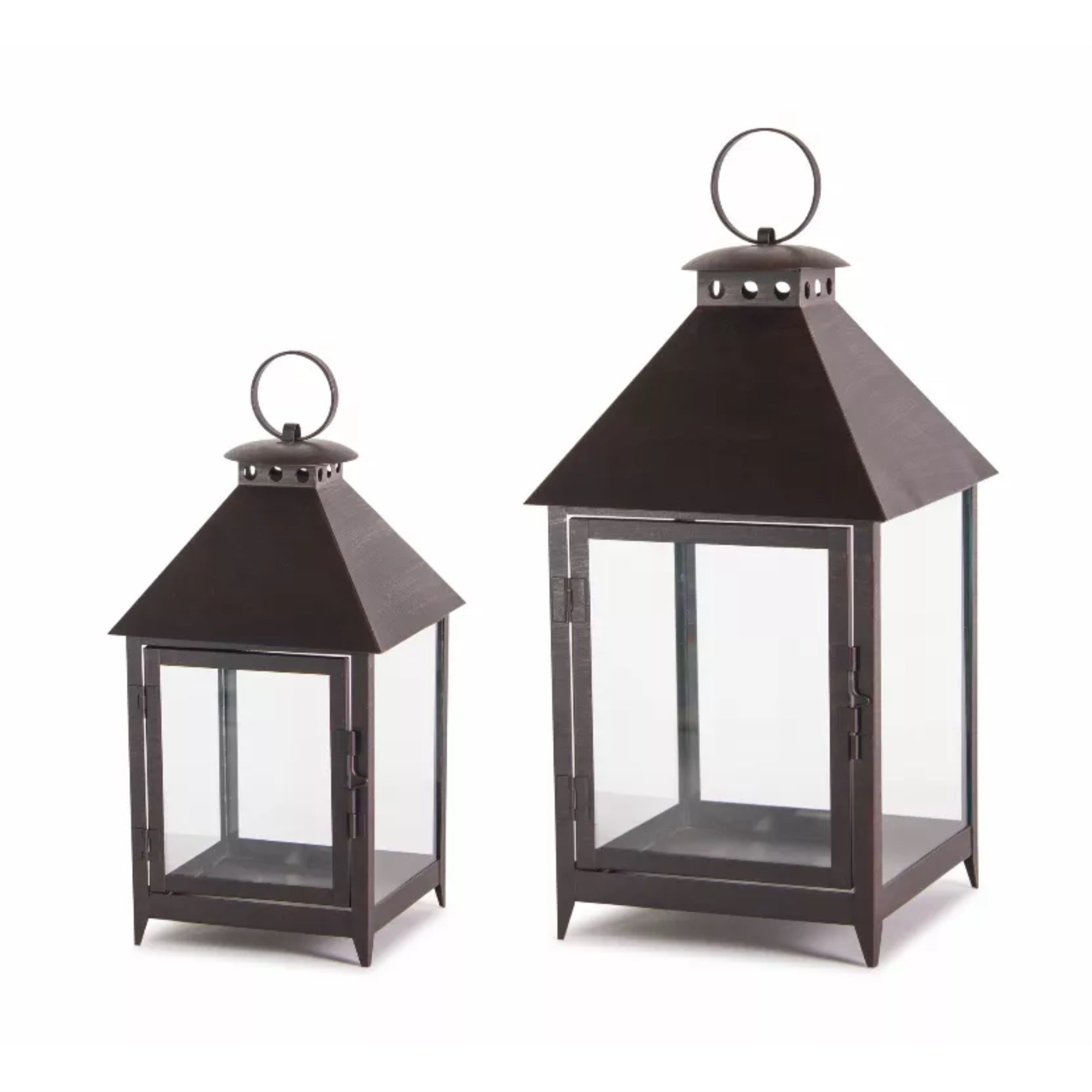 Lantern (Set Of 2) 11.75'H, 16'H Iron