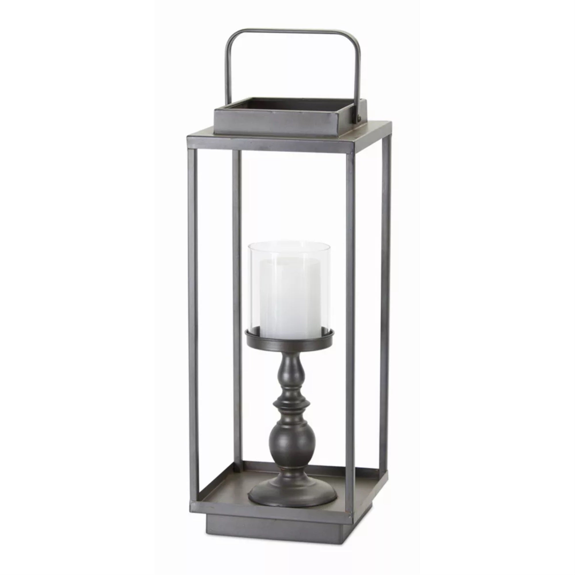 Candle Holder 8'W X 20.25'H Iron/Glass