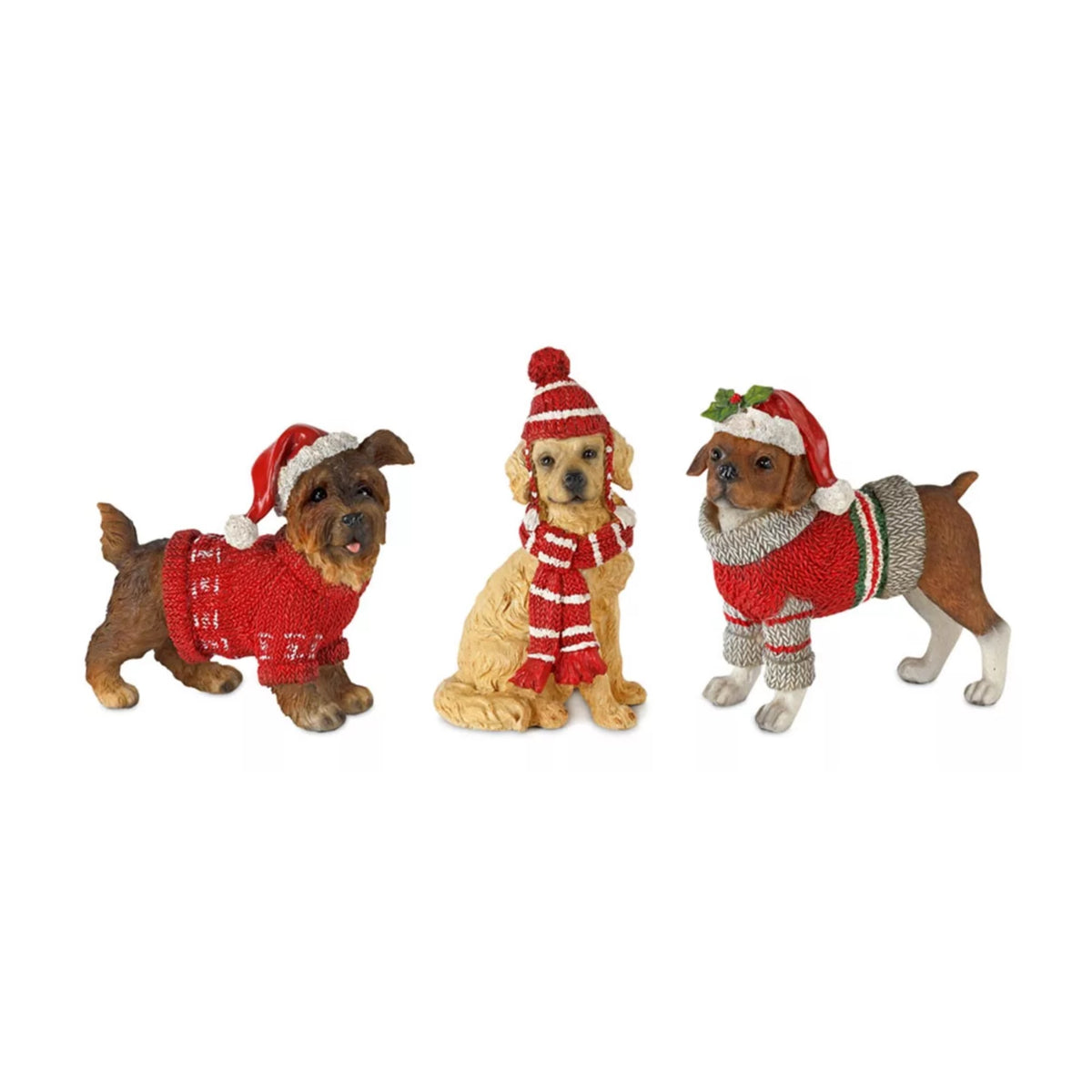 Winter Dog (Set Of 6) 5'H, 5.5'H, 6'H Resin