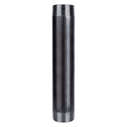 Bk Products Southland 3 In. Mpt X 12 In. L Black Steel Nipple