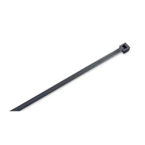 25 NYL CBL TIES-BLACK UV 25PC
