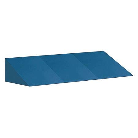 Sloping Hood - for up to (3) 15 Inch Wide and 15 Inch Deep Metal Lockers - Blue