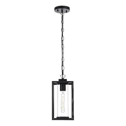 Memphis 6 Inch Outdoor Pendant in Black