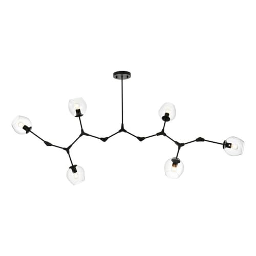 Elegant Lighting Cavoli 70 Inch Chandelier In Black