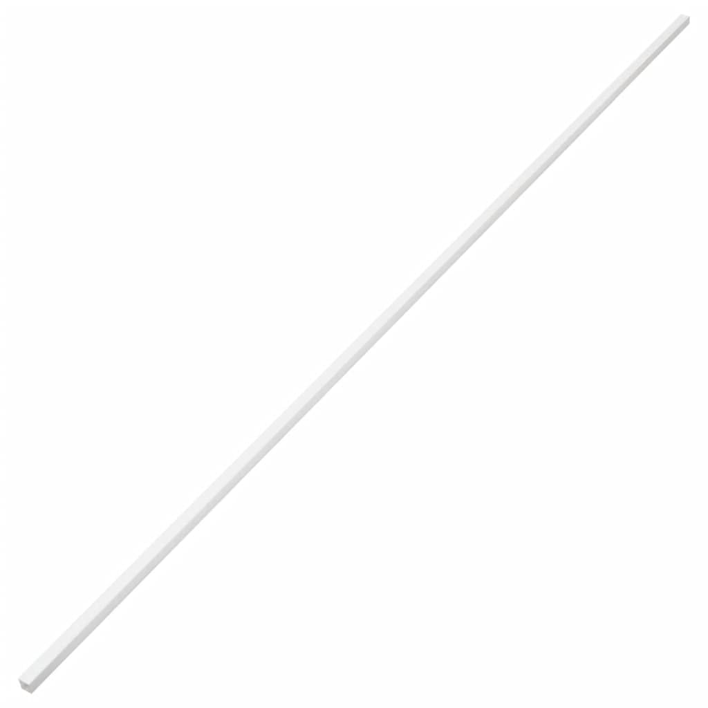Vidaxl Pvc Cable Trunking Raceway Cord Management System - White, Paintable, Cuttable, 30 Channels For Office/Home Wire Concealment