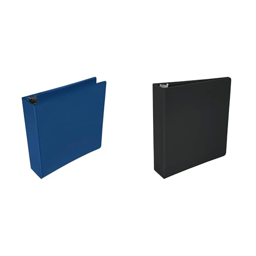 Casafoyer Polypropylene Round Ring View Binder & D-Ring Binder Combo Kit - Ideal for School, Office or Home Organization