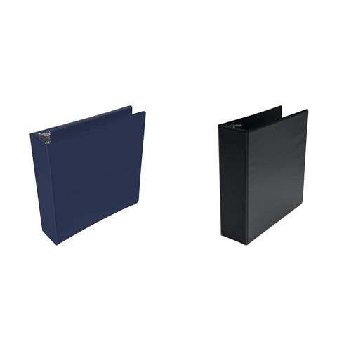 Casafoyer Stackable & Polypropylene Round Ring View Binder Combo Kit for Organized Document Management