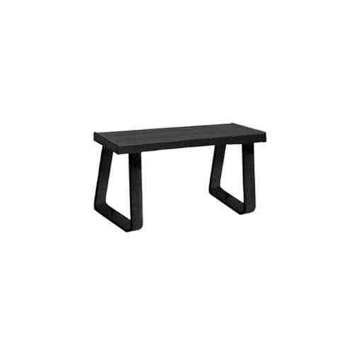 Salsbury Aluminum Locker Bench - 36 Inches Wide - 14 Deep - Black - Free Standing