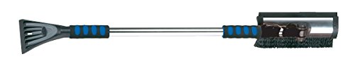 Subzero 80037 60 Quick Lock Pivoting Head Snowbroom With Integrated Squeegee And Ice Scraper
