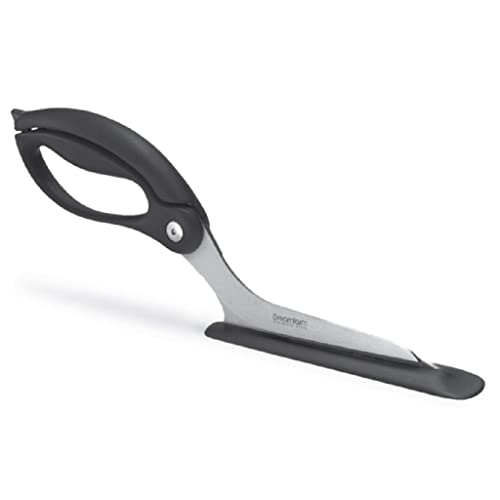 Dreamfarm Scizza  Non-Stick Pizza Scissors With Protective Server  Stainless Steel All-In-One Pizza Slicer & Pizza Server  Easy-