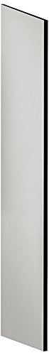 Side Panel - for Open Access Designer Locker and Designer Gear Locker - 24 Inches Deep - with Sloping Hood - Gray