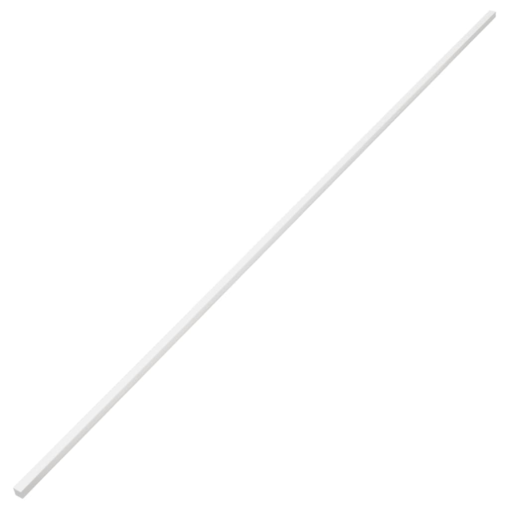 Vidaxl Pvc Cord Hider Raceway - Durable Wire Management Channel Kit, Paintable & Cuttable, 10X3.3 Ft, White, Office & Home Organizer