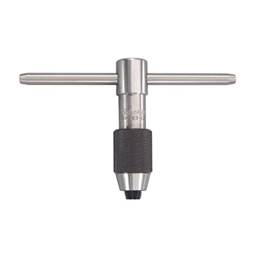 Starrett T-Handle Tap Wrench - Ideal For Holding Taps, Drills, Reamers And Small Tools - 7/32-7/16 Capacity Tap Size, 2-1/2 
