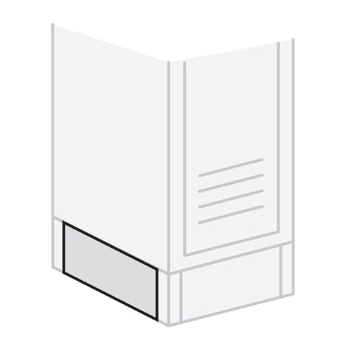 End Base - for 21 Inch Deep Lockers - Blue