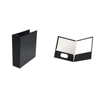 Casafoyer Polypropylene D-Ring View Binder & Laminated Pocket Folder C ...
