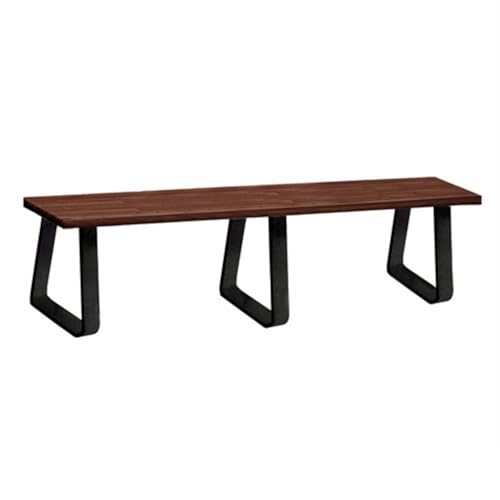 Salsbury Wood Locker Bench - 84 Inches - 14 Inches Deep - Dark Finish - Free Standing