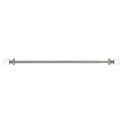 Innovative Decorative Room Darkening Wrap Around Rod & Finial - Jade 66-120