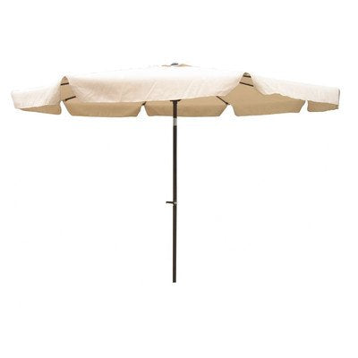 St. Kitts Aluminum 10-foot Patio Umbrella - Bronze/Khaki
