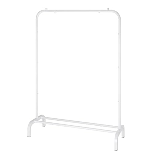 33lbs Loading Garment Racks Freestanding Clothing Racks Clothes Rack Stands Organizer with Bottom Shelf for Dormitory Home