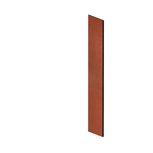 Side Panel - for 5 Feet High - 18 Inch Deep Designer Wood Locker - with Sloping Hood - Cherry