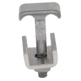 Solid Shelf Clamp, aluminum finish