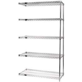 Quantum AD74-3036S-5 Wire Shelving Add-On Kit
